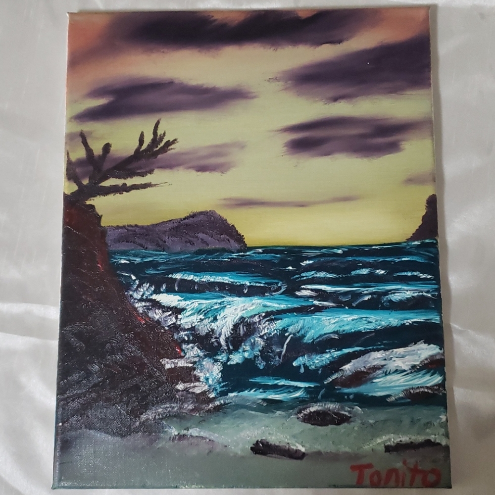 11 ×14 oil painting